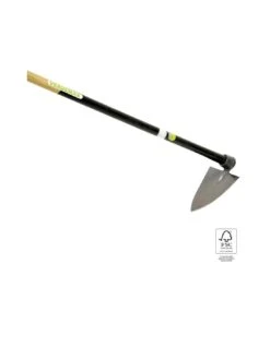 Zappa A Cuore Cm 18x18 Con Manico In Legno Di Faggio FSC Lunghezza Cm 140