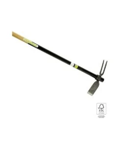 Zappa Quadra Bidente Cm 27x8 Con Manico In Legno Di Frassino FSC Lunghezza Cm 14